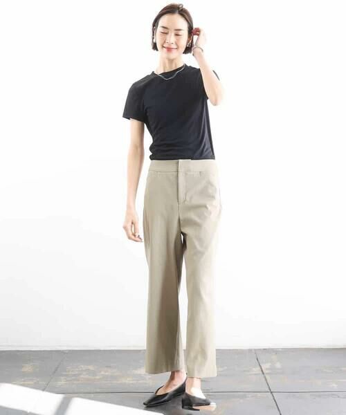 MICHEL KLEIN / ミッシェルクラン その他パンツ | [定番人気]ドライストレッチワイドパンツ | 詳細6