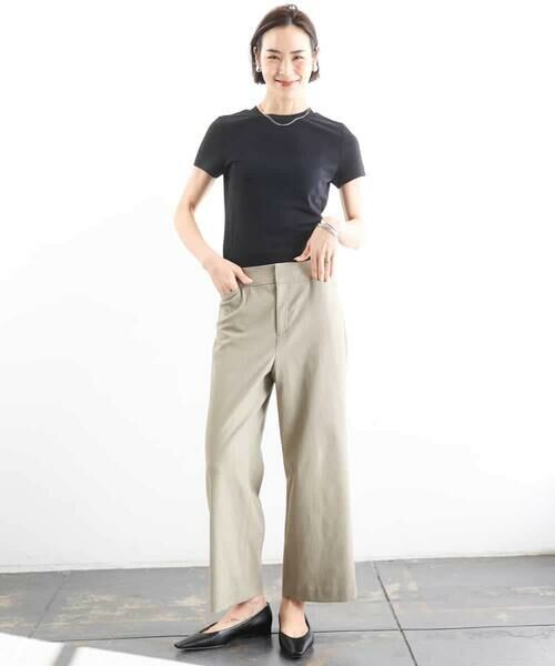 MICHEL KLEIN / ミッシェルクラン その他パンツ | [定番人気]ドライストレッチワイドパンツ | 詳細7