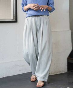 MICHEL KLEIN / ミッシェルクラン チノ・ワークパンツ | [セットアップ対応]デニムバレルパンツ