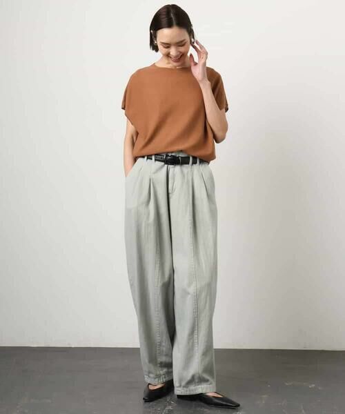 MICHEL KLEIN / ミッシェルクラン チノ・ワークパンツ | [セットアップ対応]デニムバレルパンツ | 詳細14