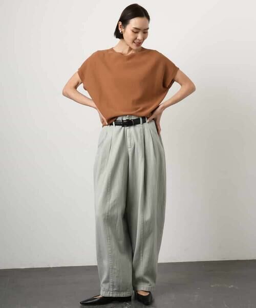 MICHEL KLEIN / ミッシェルクラン チノ・ワークパンツ | [セットアップ対応]デニムバレルパンツ | 詳細15