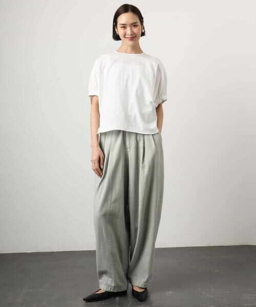 MICHEL KLEIN / ミッシェルクラン チノ・ワークパンツ | [セットアップ対応]デニムバレルパンツ | 詳細18