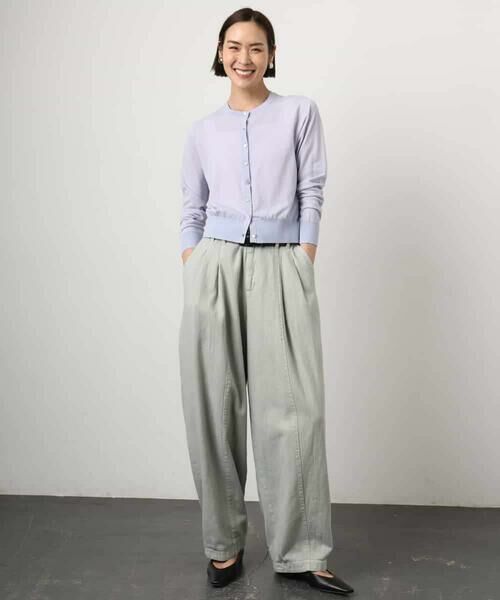 MICHEL KLEIN / ミッシェルクラン チノ・ワークパンツ | [セットアップ対応]デニムバレルパンツ | 詳細20