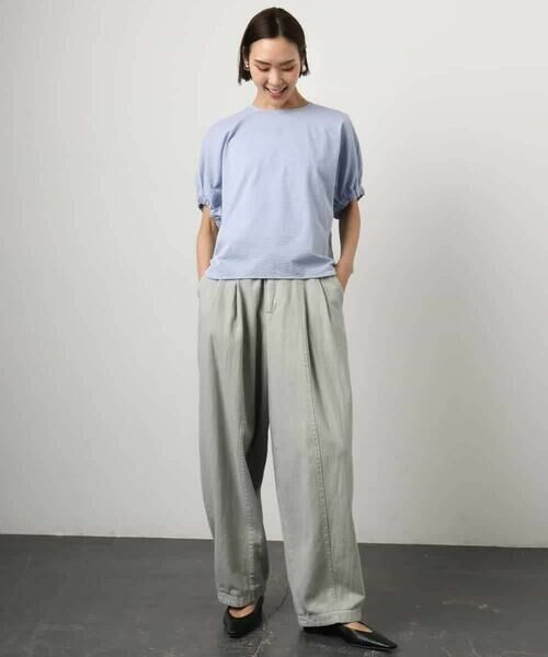 MICHEL KLEIN / ミッシェルクラン チノ・ワークパンツ | [セットアップ対応]デニムバレルパンツ | 詳細22