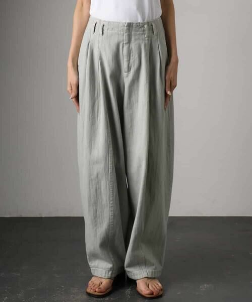 MICHEL KLEIN / ミッシェルクラン チノ・ワークパンツ | [セットアップ対応]デニムバレルパンツ | 詳細25