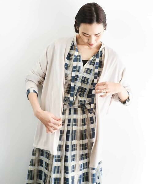 MICHEL KLEIN / ミッシェルクラン カーディガン・ボレロ | ドルマンスリーブ トッパーカーディガン | 詳細1