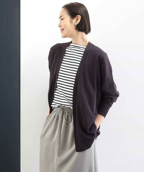 MICHEL KLEIN / ミッシェルクラン カーディガン・ボレロ | ドルマンスリーブ トッパーカーディガン | 詳細10