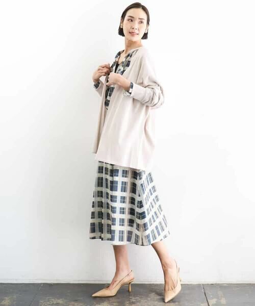 MICHEL KLEIN / ミッシェルクラン カーディガン・ボレロ | ドルマンスリーブ トッパーカーディガン | 詳細3