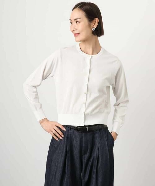 MICHEL KLEIN / ミッシェルクラン カーディガン・ボレロ | [アンサンブル対応]シアーカーディガン | 詳細3