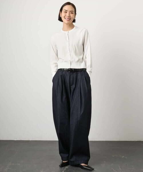 MICHEL KLEIN / ミッシェルクラン カーディガン・ボレロ | [アンサンブル対応]シアーカーディガン | 詳細4