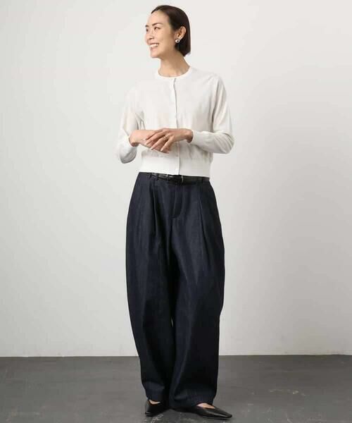 MICHEL KLEIN / ミッシェルクラン カーディガン・ボレロ | [アンサンブル対応]シアーカーディガン | 詳細5