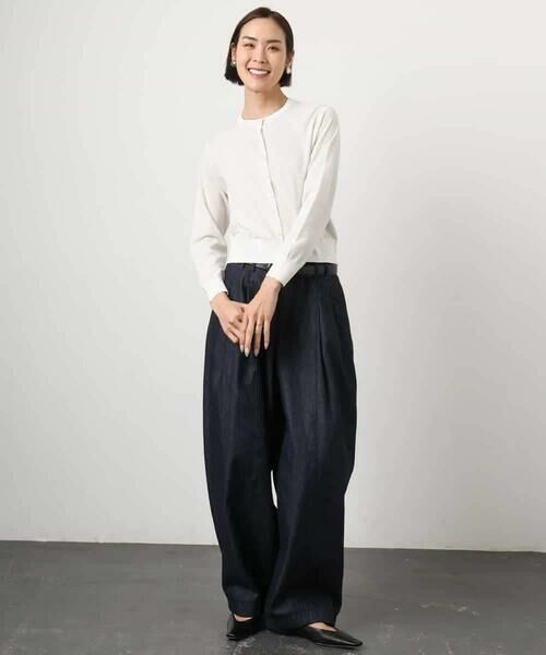 MICHEL KLEIN / ミッシェルクラン カーディガン・ボレロ | [アンサンブル対応]シアーカーディガン | 詳細6