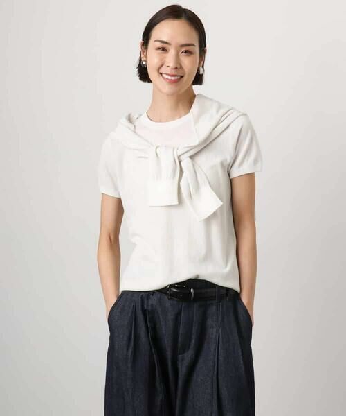 MICHEL KLEIN / ミッシェルクラン カーディガン・ボレロ | [アンサンブル対応]シアーカーディガン | 詳細8