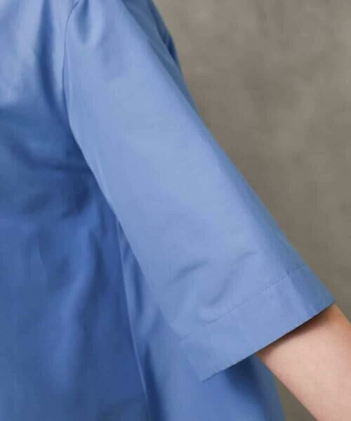 MICHEL KLEIN / ミッシェルクラン シャツ・ブラウス | バンドカラーテントラインシャツ | 詳細24