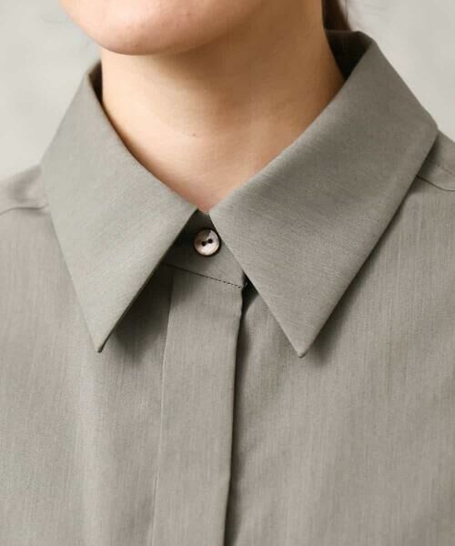 MICHEL KLEIN / ミッシェルクラン シャツ・ブラウス | [セットアップ対応]ダブルポケットシャツブルゾン | 詳細29