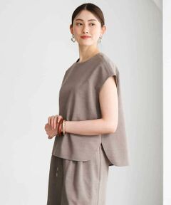 MICHEL KLEIN / ミッシェルクラン シャツ・ブラウス | [セットアップ対応]フレンチスリーブブラウス