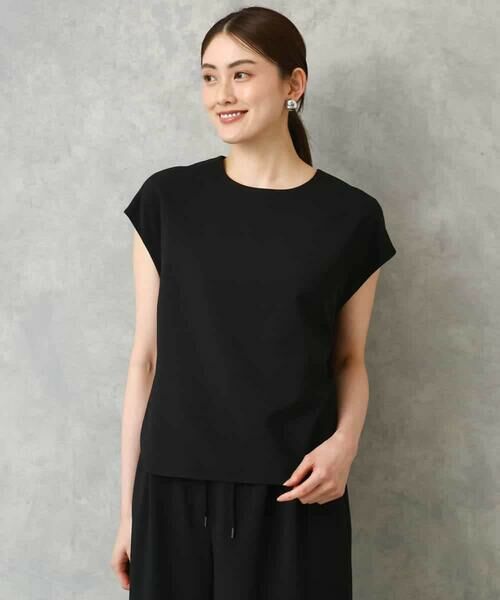 MICHEL KLEIN / ミッシェルクラン シャツ・ブラウス | [セットアップ対応]フレンチスリーブブラウス | 詳細1