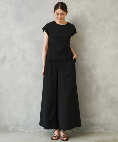 MICHEL KLEIN / ミッシェルクラン シャツ・ブラウス | [セットアップ対応]フレンチスリーブブラウス | 詳細4