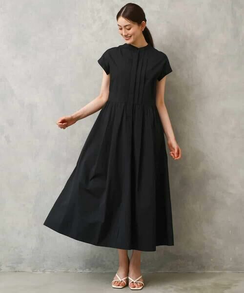 MICHEL KLEIN / ミッシェルクラン ロング・マキシ丈ワンピース | フレンチスリーブフレアワンピース | 詳細1