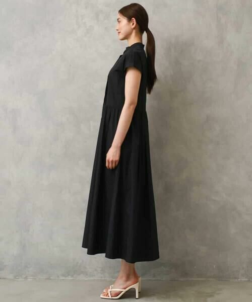 MICHEL KLEIN / ミッシェルクラン ロング・マキシ丈ワンピース | フレンチスリーブフレアワンピース | 詳細14