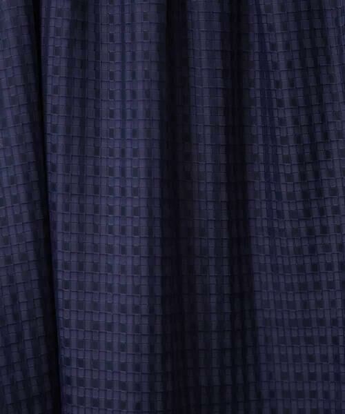 MICHEL KLEIN / ミッシェルクラン ロング・マキシ丈ワンピース | シアーチェックジャガードワンピース | 詳細9