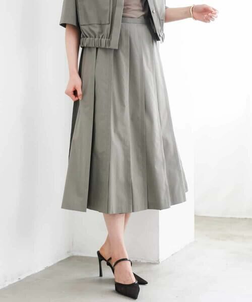 MICHEL KLEIN / ミッシェルクラン ロング・マキシ丈スカート | [セットアップ対応]プリーツスカート | 詳細1