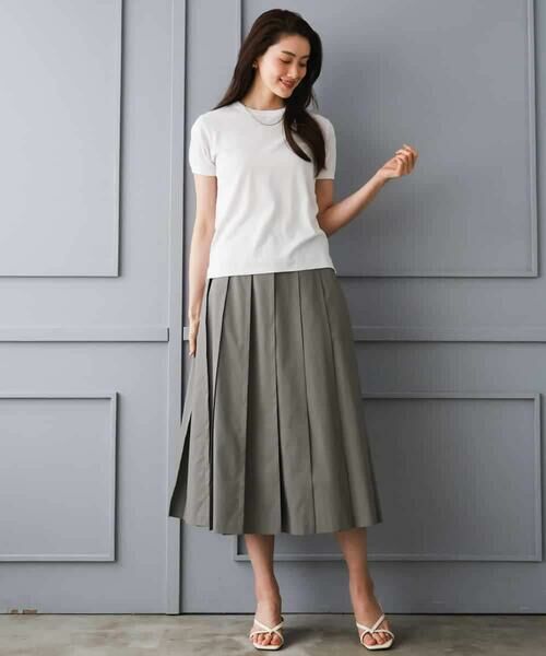 MICHEL KLEIN / ミッシェルクラン ロング・マキシ丈スカート | [セットアップ対応]プリーツスカート | 詳細11