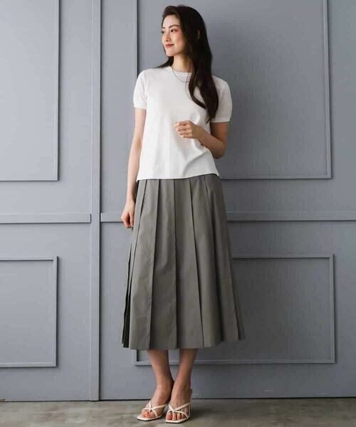 MICHEL KLEIN / ミッシェルクラン ロング・マキシ丈スカート | [セットアップ対応]プリーツスカート | 詳細12