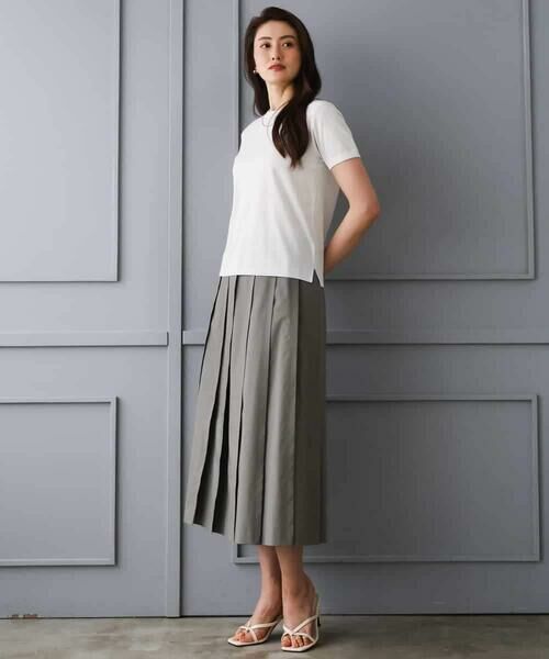 MICHEL KLEIN / ミッシェルクラン ロング・マキシ丈スカート | [セットアップ対応]プリーツスカート | 詳細13