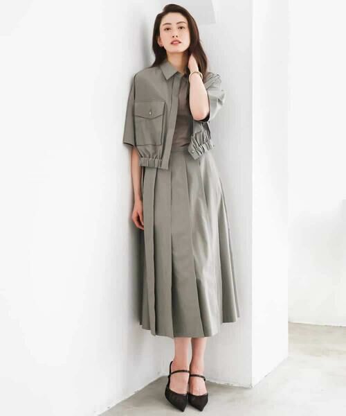 MICHEL KLEIN / ミッシェルクラン ロング・マキシ丈スカート | [セットアップ対応]プリーツスカート | 詳細5