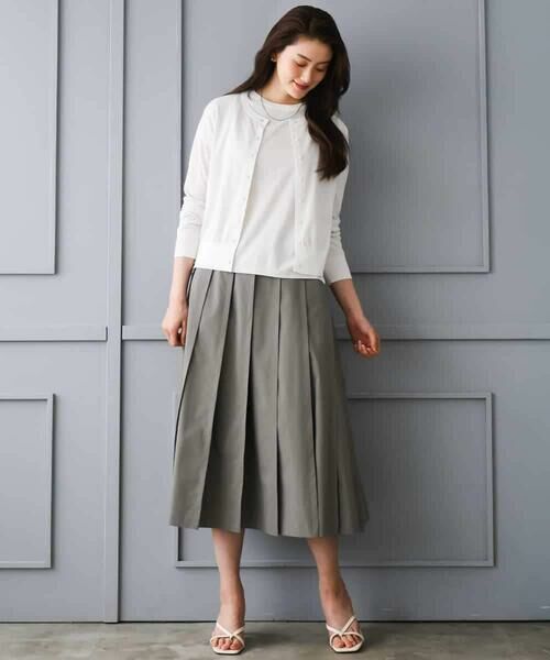 MICHEL KLEIN / ミッシェルクラン ロング・マキシ丈スカート | [セットアップ対応]プリーツスカート | 詳細8