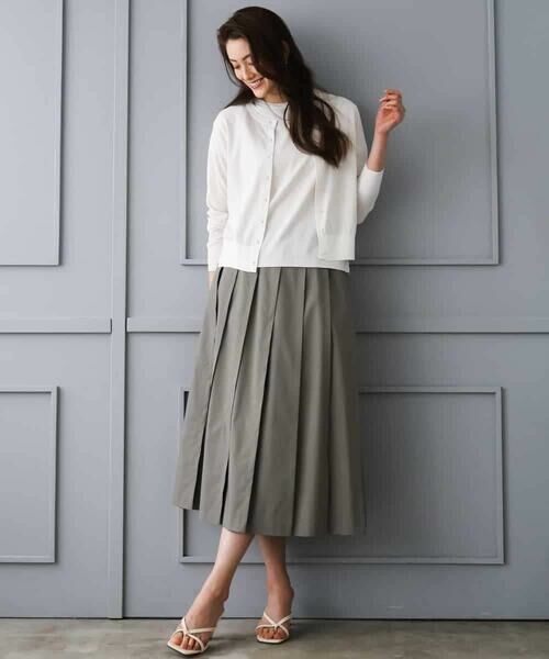 MICHEL KLEIN / ミッシェルクラン ロング・マキシ丈スカート | [セットアップ対応]プリーツスカート | 詳細9