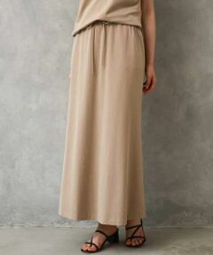 MICHEL KLEIN / ミッシェルクラン ロング・マキシ丈スカート | [セットアップ対応]ヴィンテージサテンフレアスカート