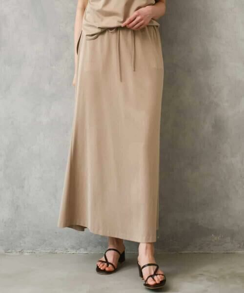 MICHEL KLEIN / ミッシェルクラン ロング・マキシ丈スカート | [セットアップ対応]ヴィンテージサテンフレアスカート | 詳細1