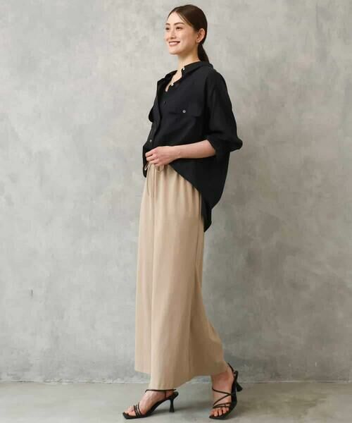 MICHEL KLEIN / ミッシェルクラン ロング・マキシ丈スカート | [セットアップ対応]ヴィンテージサテンフレアスカート | 詳細10