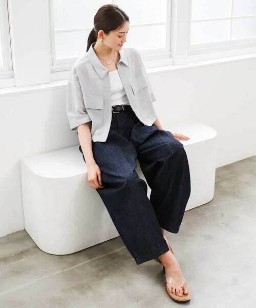 MICHEL KLEIN / ミッシェルクラン ステンカラーコート | シアーシャツブルゾン | 詳細18