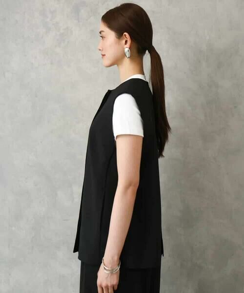 MICHEL KLEIN / ミッシェルクラン ノーカラージャケット | [セットアップ対応]ノーカラージレ | 詳細29