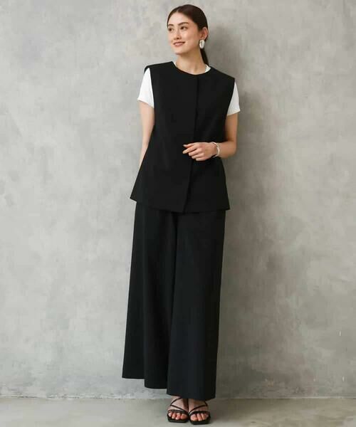 MICHEL KLEIN / ミッシェルクラン ノーカラージャケット | [セットアップ対応]ノーカラージレ | 詳細8