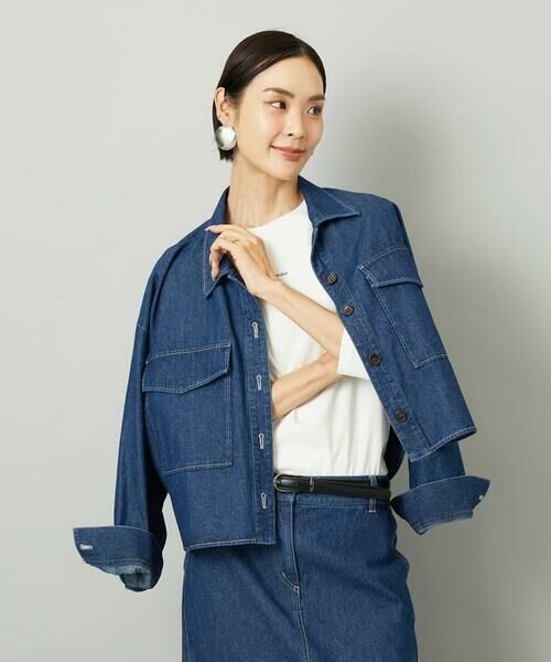 MICHEL KLEIN / ミッシェルクラン カットソー | ミニマルロゴ ロングスリーブTシャツ | 詳細11