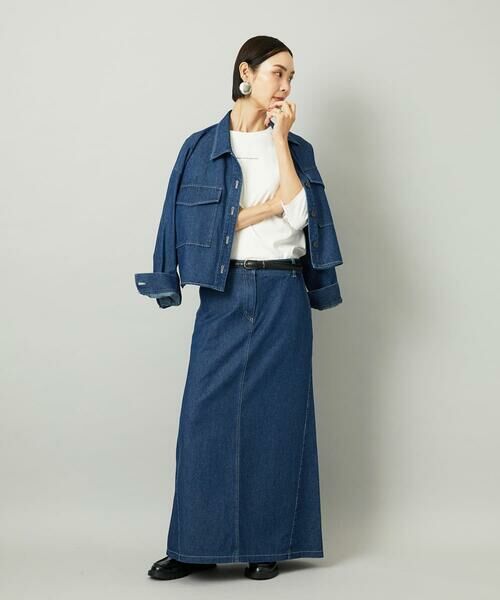 MICHEL KLEIN / ミッシェルクラン カットソー | ミニマルロゴ ロングスリーブTシャツ | 詳細15