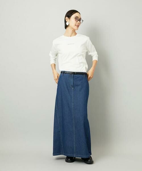 MICHEL KLEIN / ミッシェルクラン カットソー | ミニマルロゴ ロングスリーブTシャツ | 詳細9