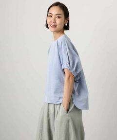 MICHEL KLEIN / ミッシェルクラン カットソー | [接触冷感]サッカードルマンスリーブカットソー