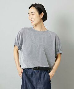 MICHEL KLEIN / ミッシェルクラン カットソー | [新色追加/接触冷感]サッカードルマンスリーブカットソー
