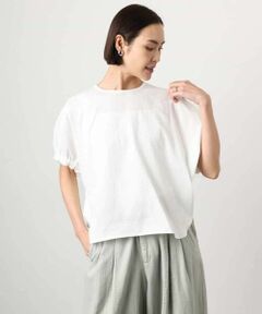 MICHEL KLEIN / ミッシェルクラン カットソー | [接触冷感]サッカードルマンスリーブカットソー