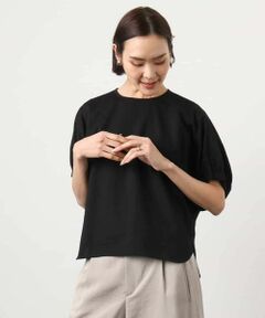 MICHEL KLEIN / ミッシェルクラン カットソー | [接触冷感]サッカードルマンスリーブカットソー