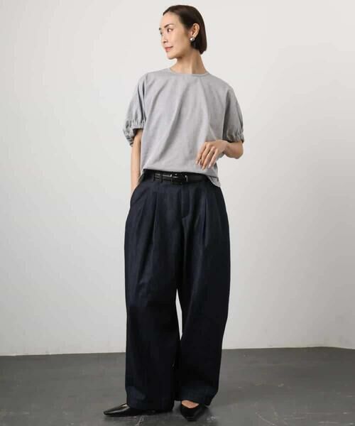 MICHEL KLEIN / ミッシェルクラン カットソー | [接触冷感]サッカードルマンスリーブカットソー | 詳細11