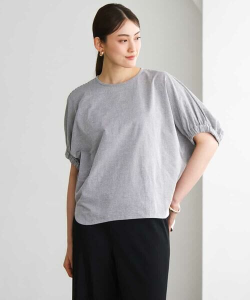 MICHEL KLEIN / ミッシェルクラン カットソー | [接触冷感]サッカードルマンスリーブカットソー | 詳細13