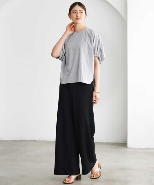 MICHEL KLEIN / ミッシェルクラン カットソー | [接触冷感]サッカードルマンスリーブカットソー | 詳細16