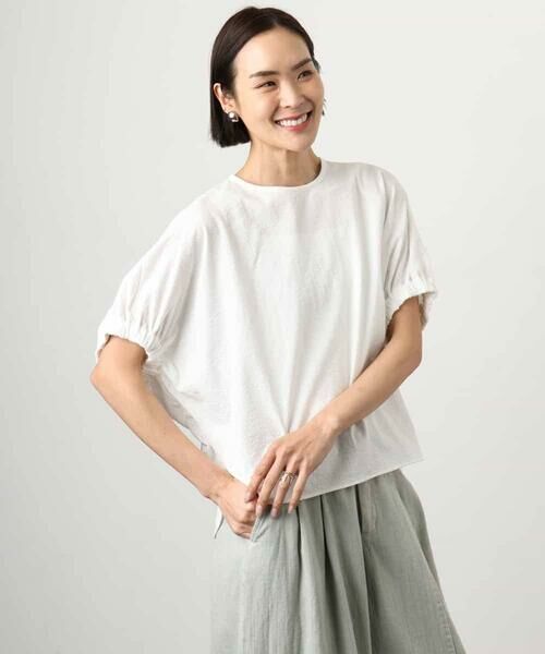 MICHEL KLEIN / ミッシェルクラン カットソー | [接触冷感]サッカードルマンスリーブカットソー | 詳細18