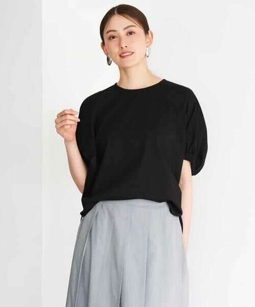 MICHEL KLEIN / ミッシェルクラン カットソー | [接触冷感]サッカードルマンスリーブカットソー | 詳細2